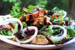 Caribbean Ginger Marmalade Grilled Chicken Salad BBQ Grill