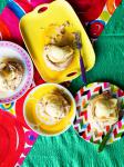 Banana Icecream with Muscovado Meringues and Rum Sauce recipe