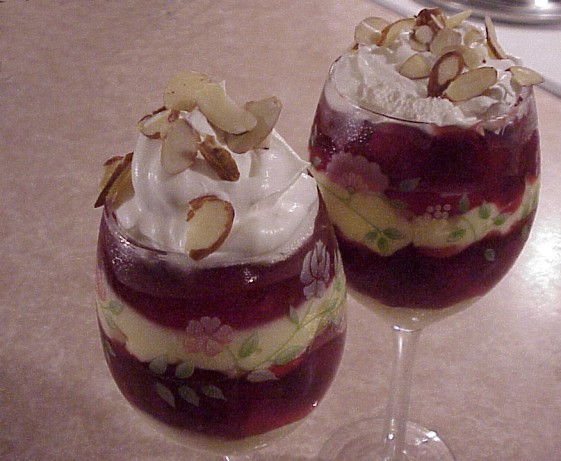 British Pretty Cherry Parfaits Dinner