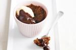 American Mini Chocolate Puddings Recipe Dessert