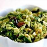 Greek Salad - Orzo Feta and Spinach Appetizer