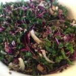 British Green Cabbage Salad with Red Cabbage and Wild Rice Appetizer