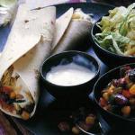 Mexican Mexican Burritos with Beans Appetizer