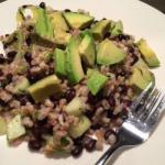 Mexican Salad with Farro Avocado and Apple Appetizer