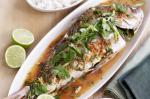 Barbecued Whole Snapper With Lime And Chilli Recipe recipe