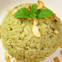 Indian Mint Rice Dinner