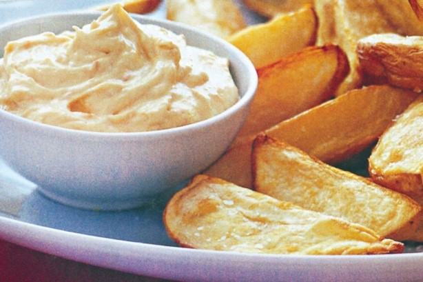 British Wedges With Creamy Chilli Sauce Recipe Dessert