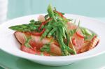 British Asparagus And Grapefruit Salad With Salmon Recipe Dessert