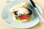 British Barbecued Mushroom Burgers Recipe Appetizer