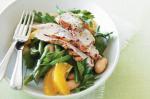 British Chargrilled Chicken With Orange Asparagus And Beans Recipe Dessert