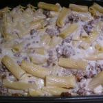 Egyptian Pasta with Meat and Bechamel Sauce Dinner