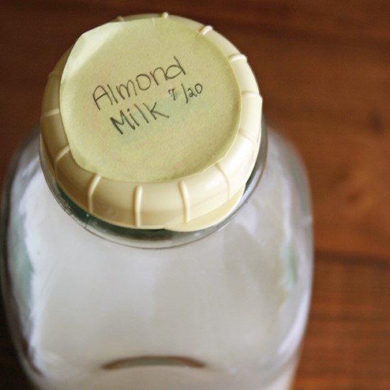 British Homemade Almond Milk Dinner