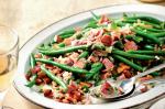 American Warm Green Bean Salad With Prosciutto And Almonds Recipe Appetizer