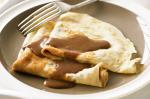 American Crepes With Chocmallow Sauce Recipe Breakfast