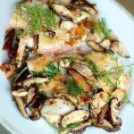 Halibut with Shiitake Mushrooms recipe