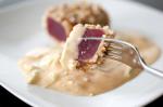 Canadian Rice Cracker Crusted Tuna With Spicy Citrus Sauce Recipe Dinner