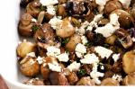 American Garlic And Thyme Mushrooms Recipe Appetizer