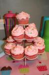 American Pretty in Pink Strawberry Cupcakes Dessert