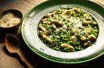 American Green Gnocchi With Peas and Fresh Sage Butter Recipe Appetizer