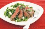 American Grilled Lamb With Crushed Minted Peas Recipe Appetizer