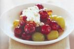 American Toffee Grapes With Ginger Ricotta Recipe Appetizer