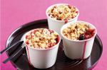 Australian Rhubarb Crumbles With Lemon Mascarpone Recipe Appetizer