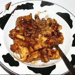 Chinese Asian Chicken with Egg Dinner