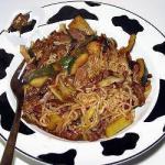 Chinese Noodles in Plum Sauce Dinner