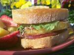British Grilled Mustard Ham and Pineapple Sandwiches Appetizer