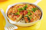 American Bacon And Mustard Frittata With Tomato Recipe Appetizer