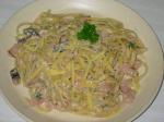 American Low  Fat Fettuccine Carbonara for One Appetizer