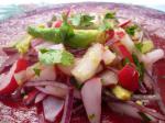 Mexican Radish and Avocado Salad  Mexico Appetizer