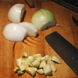 French Roasted Onion-garlic Soup Soup