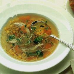 American Classic Chicken Noodle Soup Appetizer