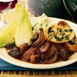 American Stew with Beef in Beer Sauce Appetizer