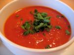 American Chilled Red Pepper Soup 2 Appetizer