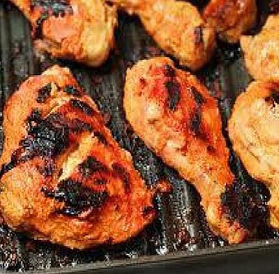 Indian Tandoori Chicken 3 BBQ Grill