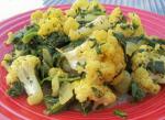 Curried Cauliflower and Spinach recipe