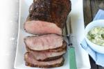 Australian Spicerubbed Roast Beef With Herb Mayo Recipe Dinner