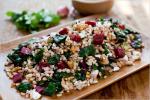 American Farro Salad With Beets Beet Greens and Feta Recipe Appetizer