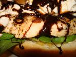 American Balsamicglazed Chicken Sandwiches With Goat Cheese Appetizer