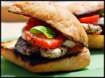 American Grilled Chicken Sandwiches With Mozzarella Tomato and Basil Appetizer