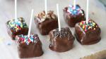 Canadian Chocolate Chip Cookie Dough Stuffed Brownie Pops Dessert