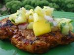 Jamaican Taxi Stand Jerk Chicken With Pineapple Mango Salsa BBQ Grill