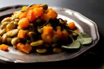American Wholegrain Pasta With Mushrooms Asparagus and Favas Recipe Appetizer