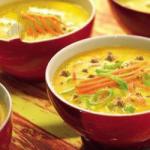 American Minced Meat and Leek Soup Appetizer