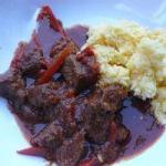 American Beef Goulash with Paprika Appetizer