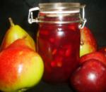 American Plum Kissed Pear Jam Appetizer