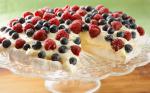 Australian Pavlova with Lemon Curd and Fresh Berries Recipe Dessert