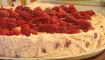 Canadian Meringue  Raspberry Cream Torte Appetizer